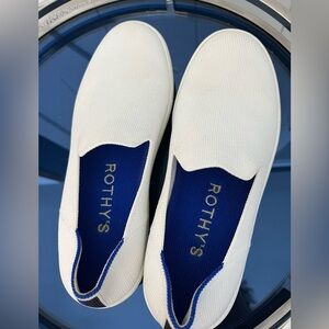 Rothy's The Original Slip-On Sneaker-Bright white-size 7-clean as a whistle!!